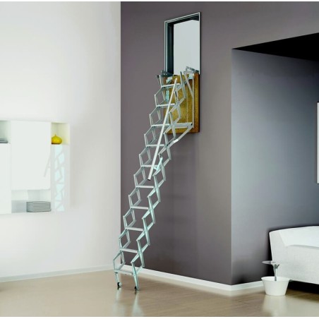 Galvanized vertical wall ladder