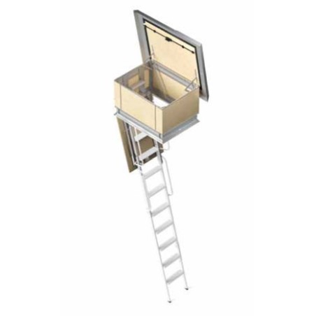 RETRACTABLE TERRACE LADDER IN IRON WITH 4 ELEMENTS