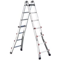 Telescopic aluminum ladder Scalissima