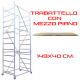 Multifunctional aluminum scaffold Target H. 4.15 mt. Working
