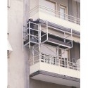 Échafaud de balcon en aluminium de 2,50 m.