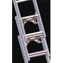 Rail aluminum ladder Roller