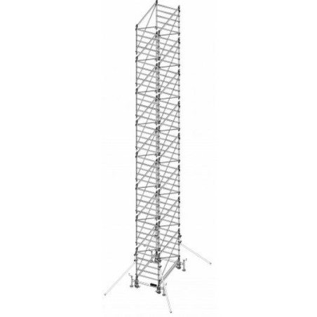 Aluminum scaffold DOGE 80 H. 13.40 m Working